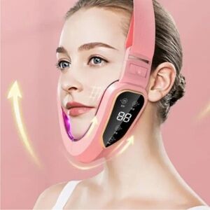 LED V-Line Facial Slimming Mask in Pink